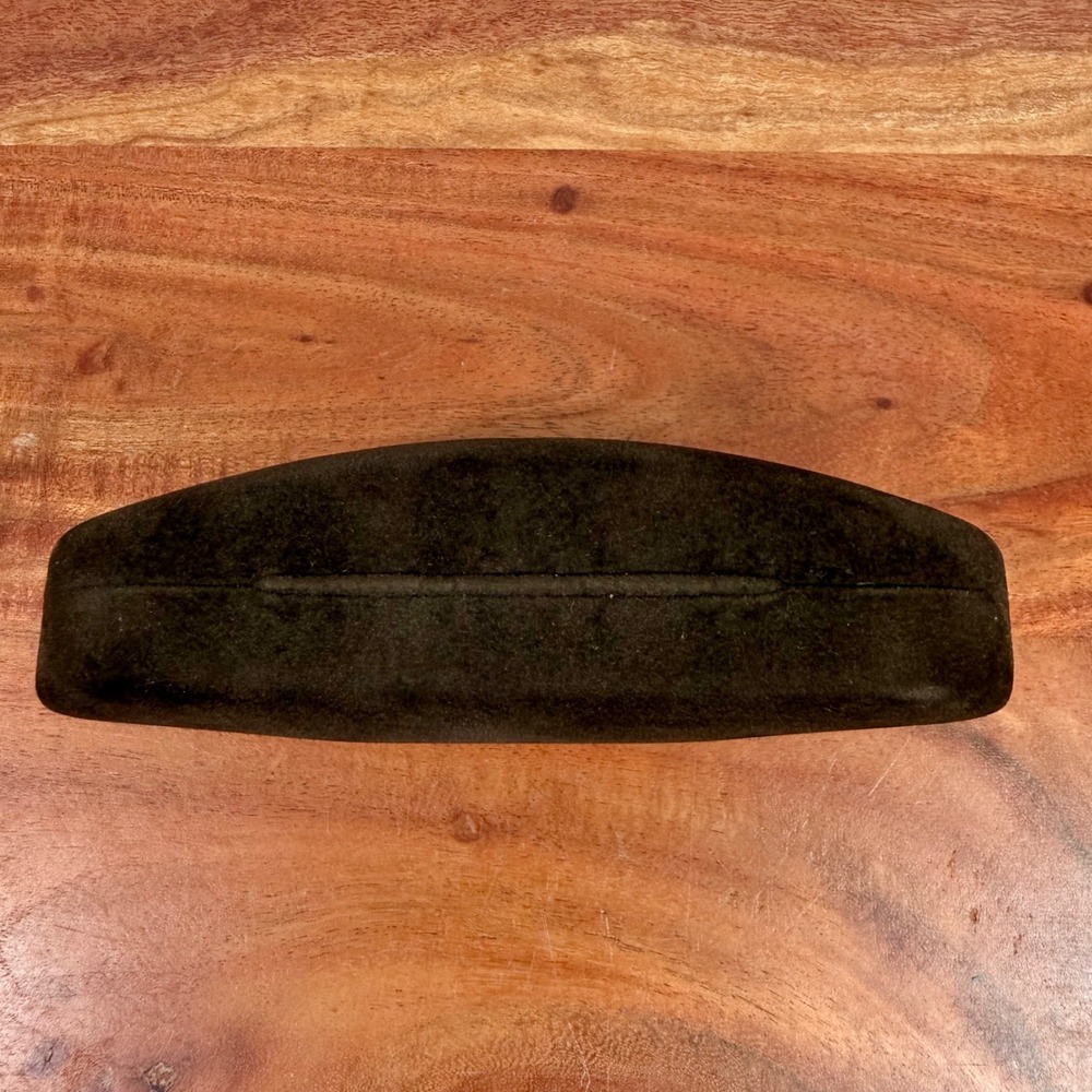 Tom Ford Dark‎ Brown Velvet Hard Eyewear Case with Cleaning Cloth Gold Logo - Picture 5 of 10